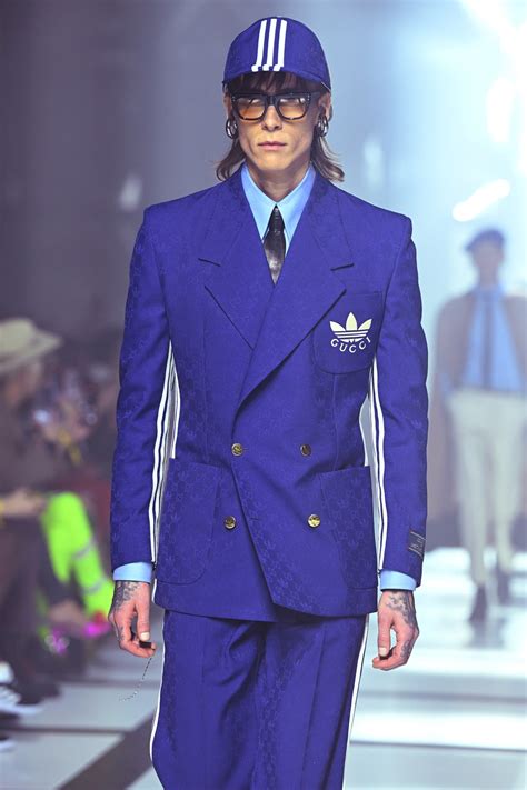 Adidas Gucci collab suit